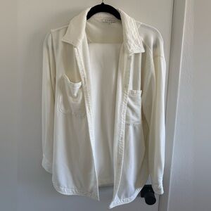 Z Supply Cream Fleece-Lined Set